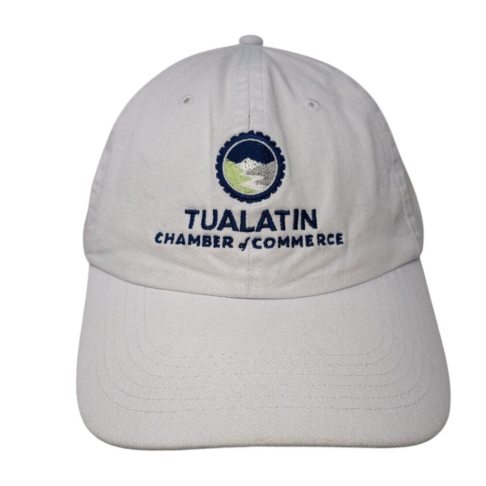Tualatin Chamber of Commerce Slideback Hat White One Size Adjustable Apollo USA